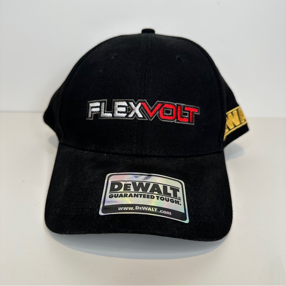 DeWalt FlexVolt Adjustable Baseball Cap Black NWT